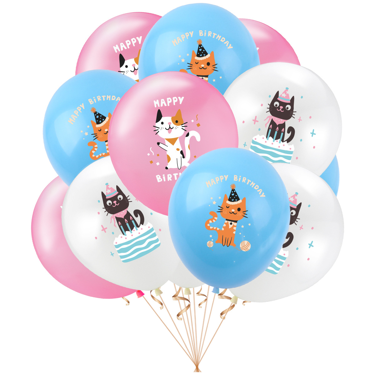Pet Supplies Nz - 12inch Cartoon Dog Cat Latex Balloon