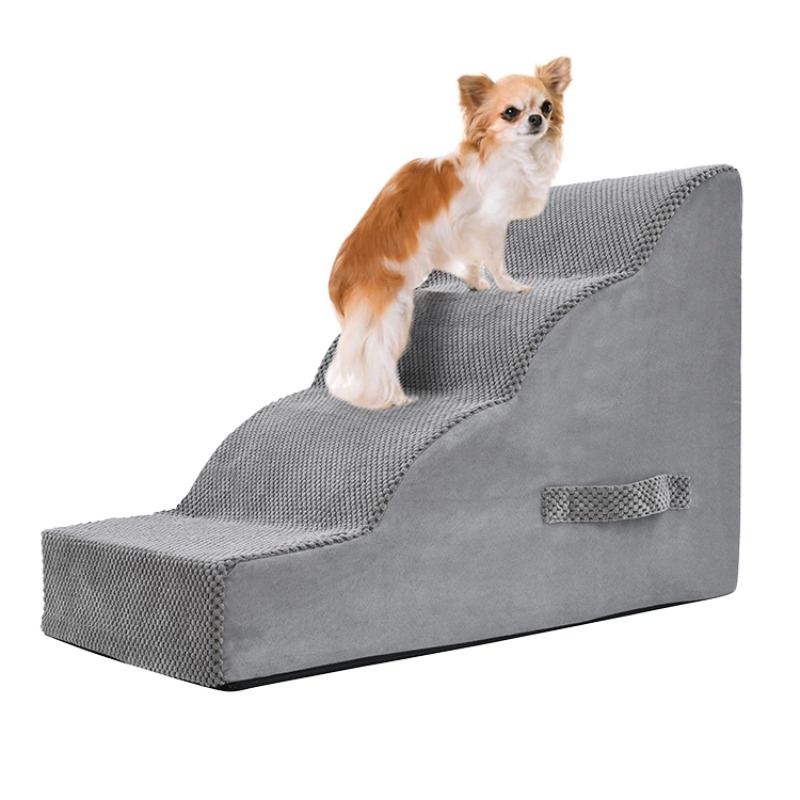 Pet Supplies In Store - Custom pet dog stair ramp, high-density
