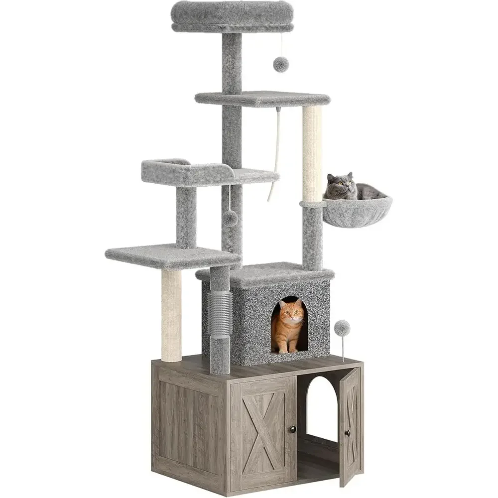 Large Multi-Level Cat Playhous - Cat Scratching Post review and price
