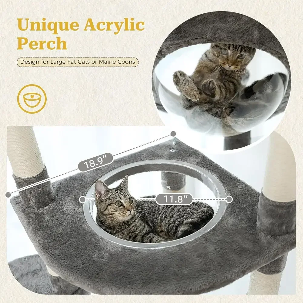 Adjustable Height Cat Tower: S - Cat Scratching Post review and price