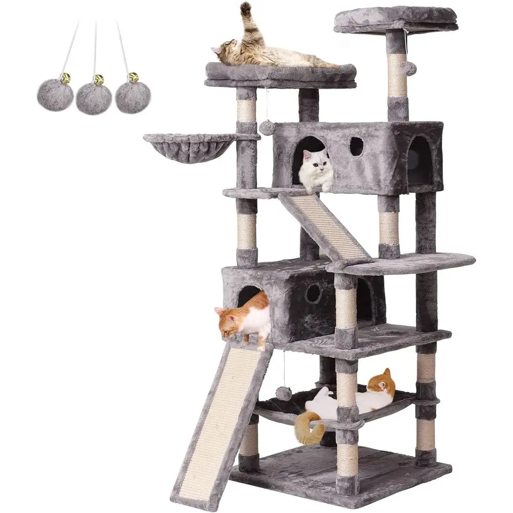 Multi-Level 70.1 Cat Tree with - Cat Scratching Post review and price