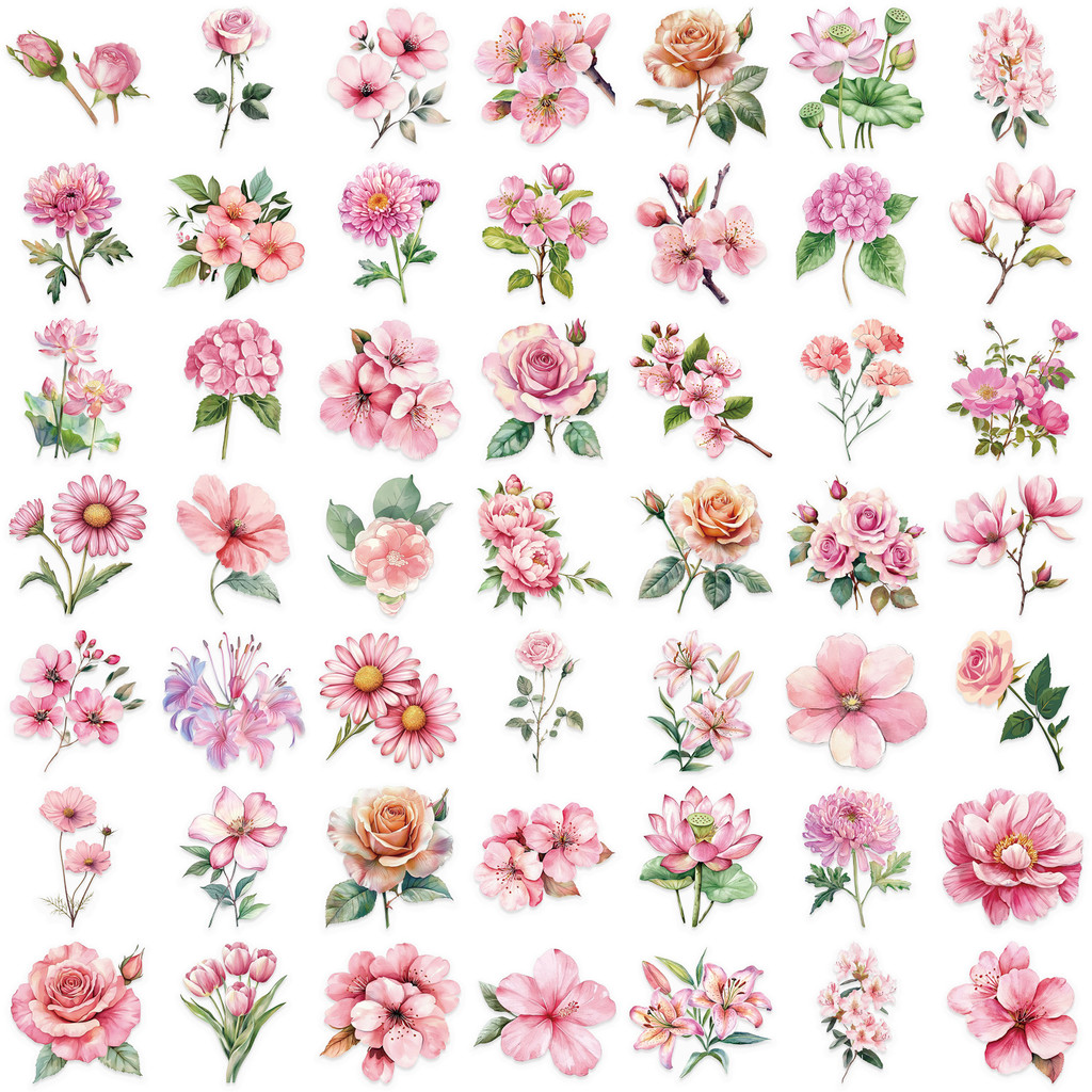 50PCS Transparent Cartoon Pink - Pet Supplies In Store review and price