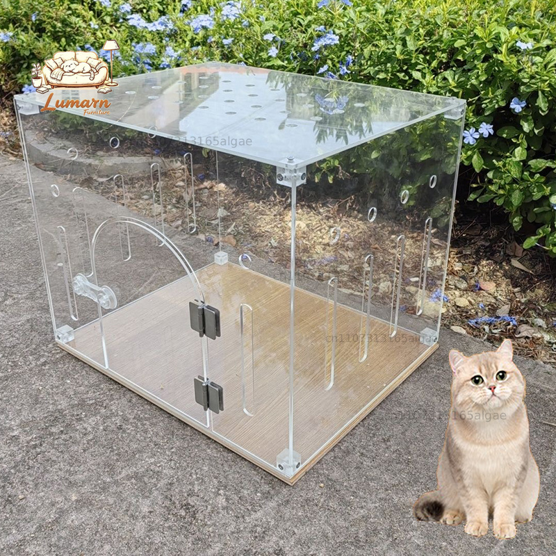 Transparent Acrylic Cat Cage I - Pet Supplies In Store review and price