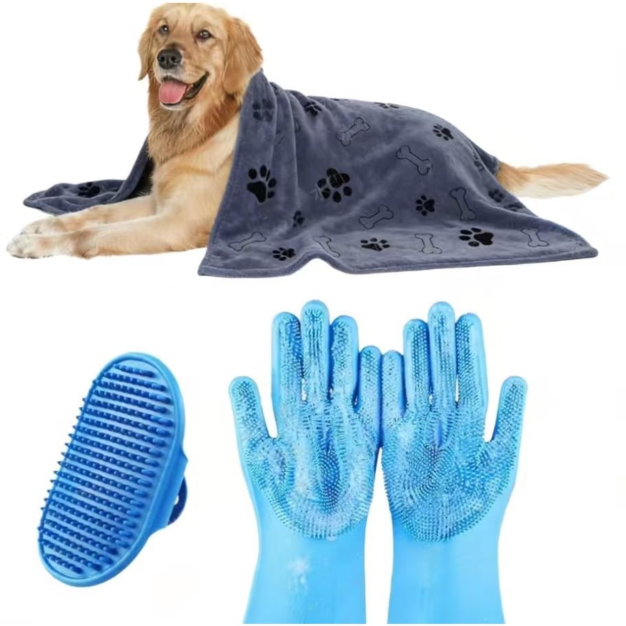 3PCS Dog Bath Supplies, Dog Ba - Pet X Supplies & Tack Howell review and price