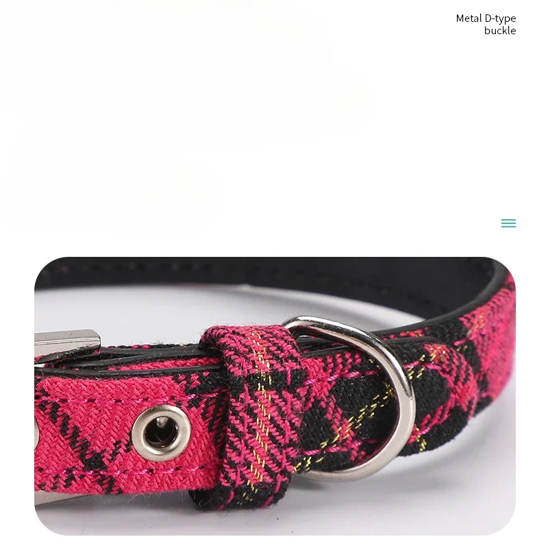 Pet Collar Scottish Plaid Dog  - Pet Supplies Nz review and price