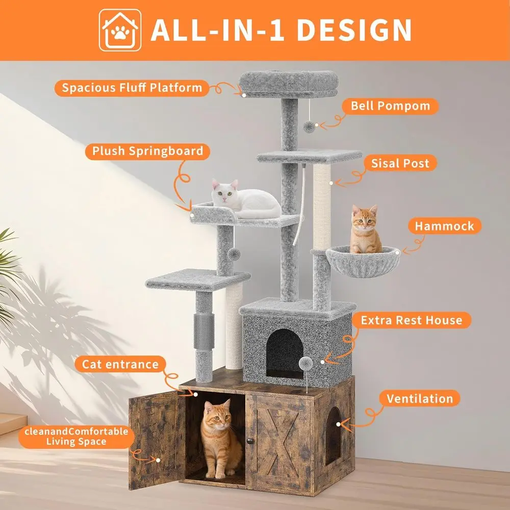 Large Multi-Level Cat Tree wit - Cat Scratching Post review and price