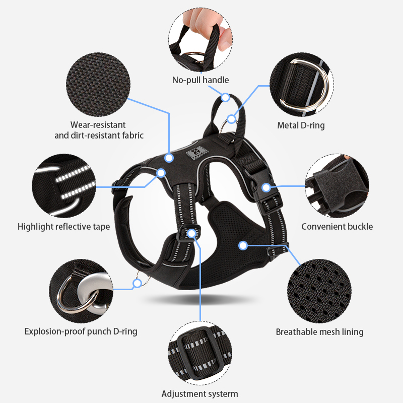 SMALL COMBINATION Dog Harness  - No Pull Dog Harness review and price