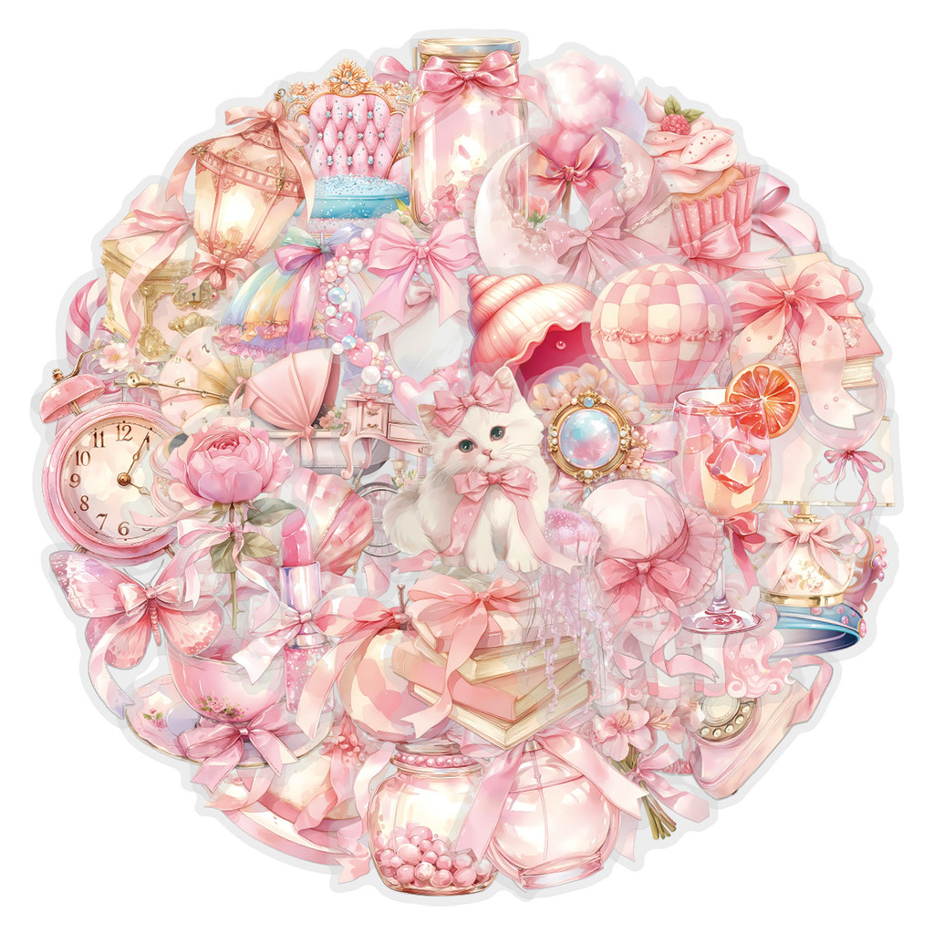 60Pieces Pink Coquette Sticker - Pet Supplies In Store review and price
