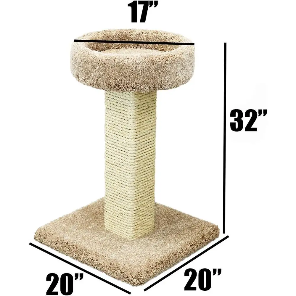 Large Solid Wood Cat Scratchin - Cat Scratching Post review and price