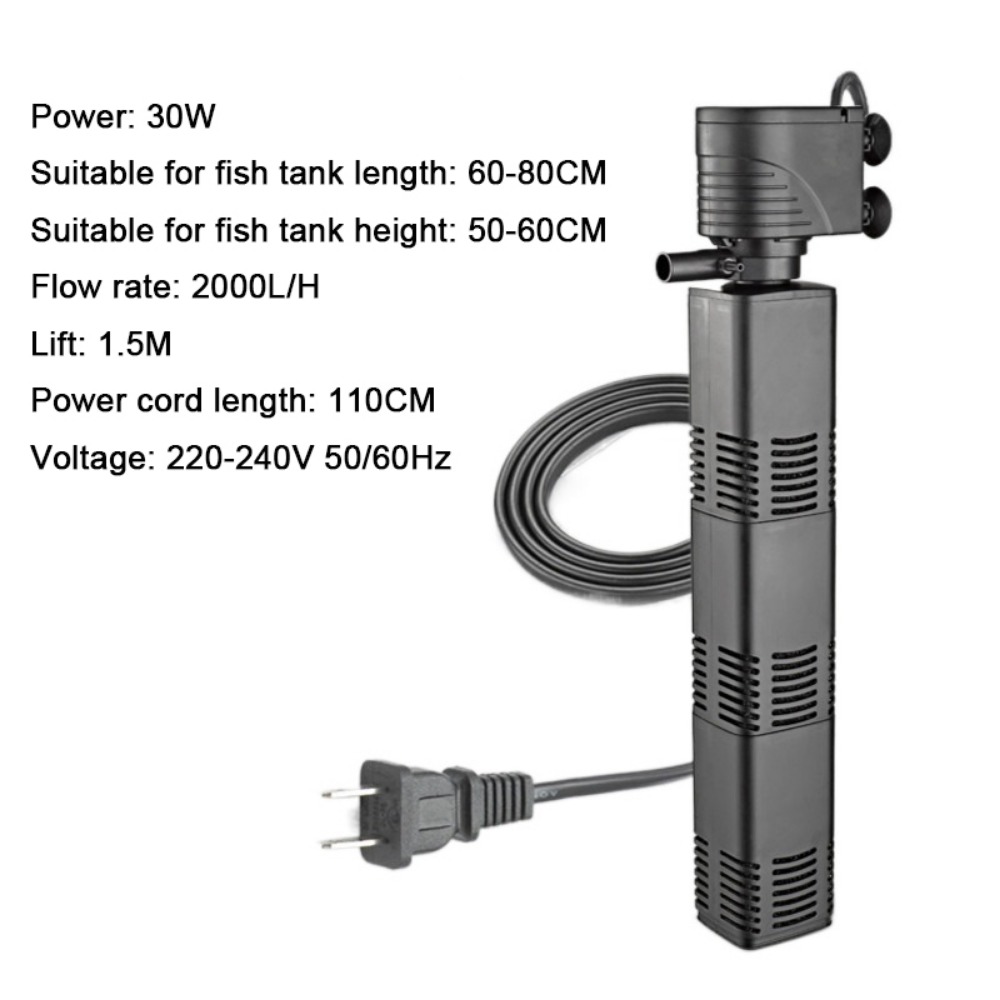 Plastic 3 in 1 Fish Tank Filte - Fish Tank Filter Pump review and price