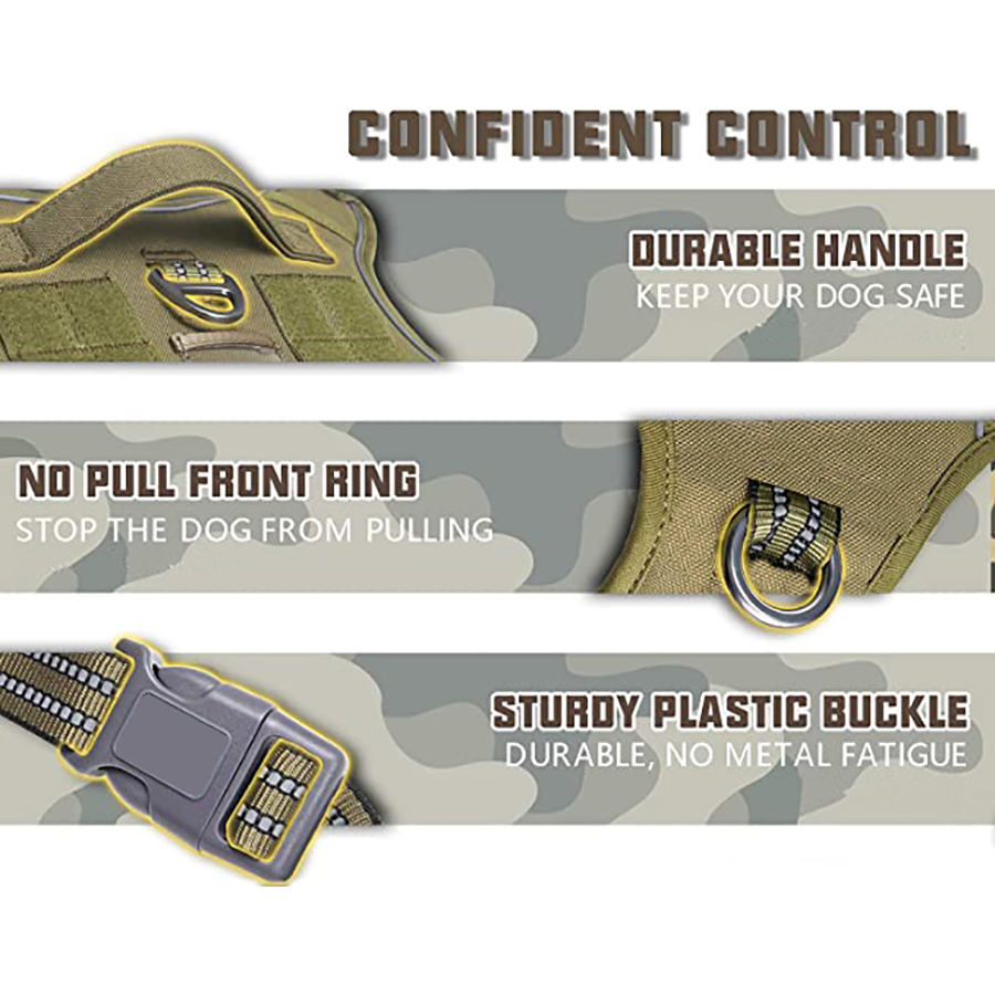 Military Tactical Dog Harness  - No Pull Dog Harness review and price