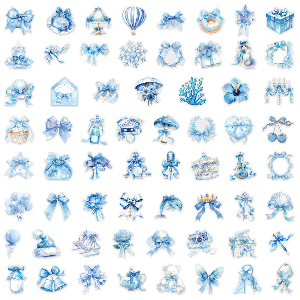 60Pcs Blue Coquette Sticker Pa - Pet Supplies In Store review and price