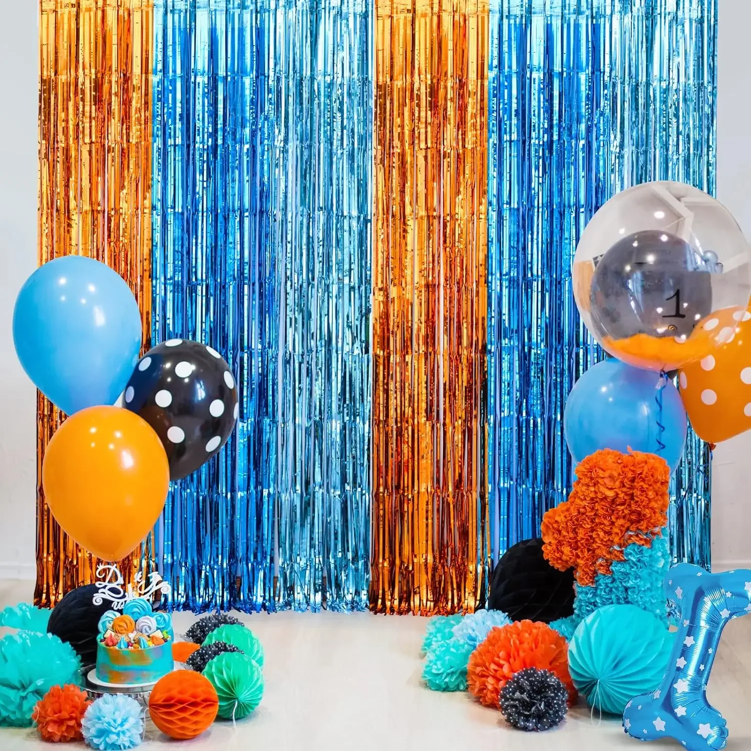 Orange Blue Dog Foil Fringe Cu - Pet Supplies Nz review and price