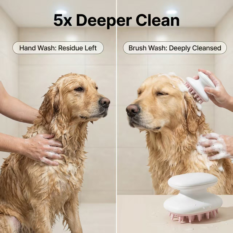 Pet Cleaning Massage Brush Dog - Pet Supplies In Store review and price