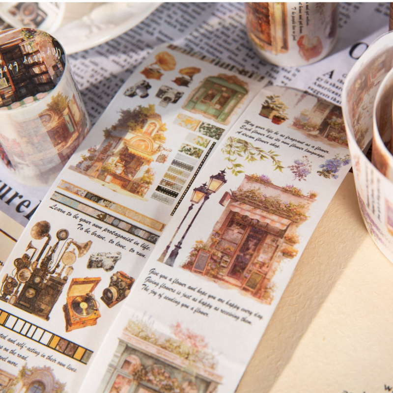 5x200cm Retro Food Shop Tape S - Pet Supplies In Store review and price