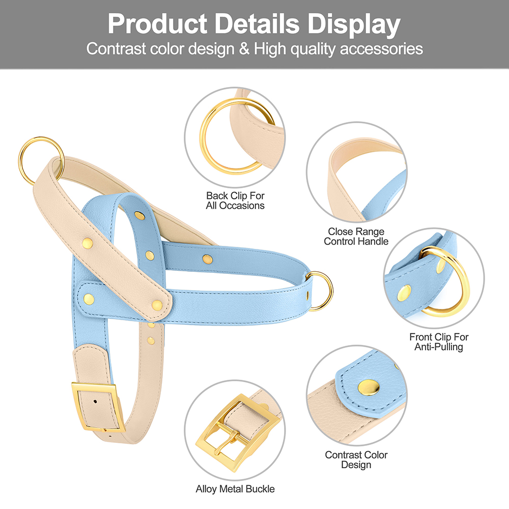 Leather Dog Harness No Pull Do - No Pull Dog Harness review and price