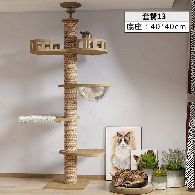 Adjustable Cat Tree House Cat  - Cat Scratching Post review and price